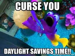 curse you daylight savings time!! - Curse you Aqua Scum | Meme Generator